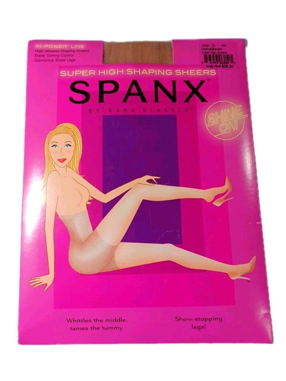 NEW Spanx Super High Shaping Sheers Complexion Size D 914